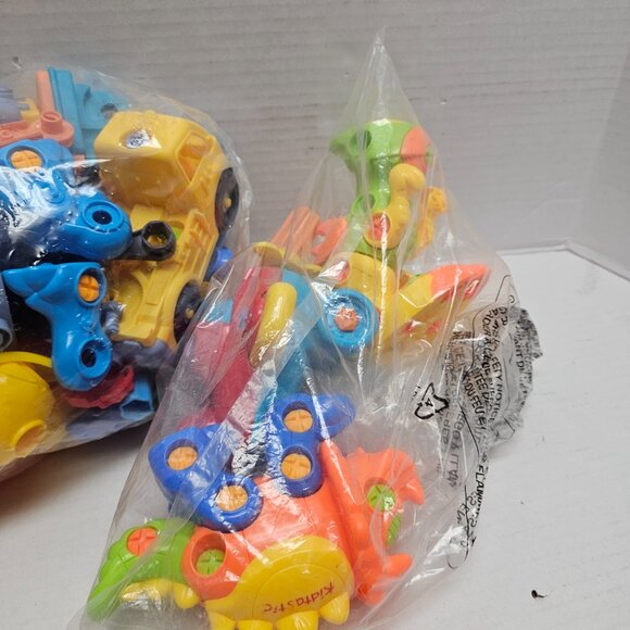 Airplane Truck Car Dinosaur Animal build Construct Kidtastic Junior Engineer LOT - Picture 5 of 12
